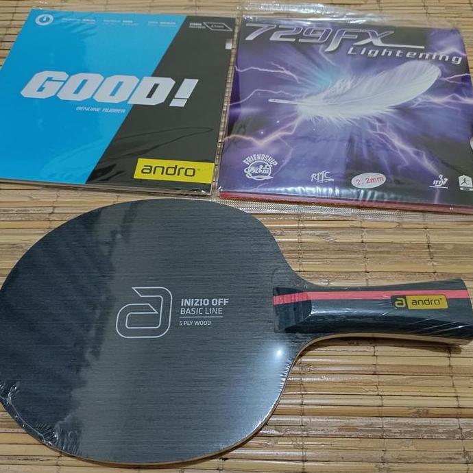 NEW PAKET BET TENIS MEJA ANDRO INIZIO OFF PLUS 729 ORIGINAL