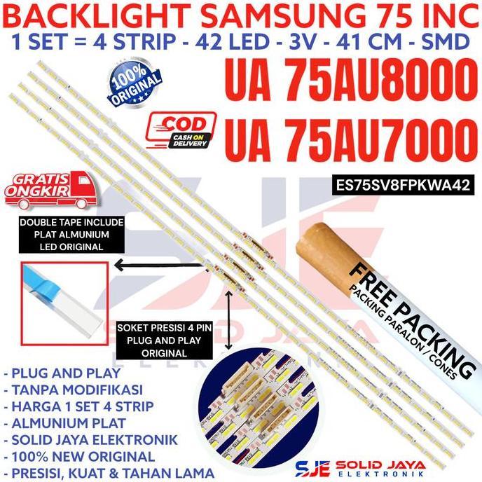 HARGA GROSIR - BACKLIGHT TV LED SAMSUNG 75 75AU8000 75AU7000 UA75AU8000 UA75AU7000