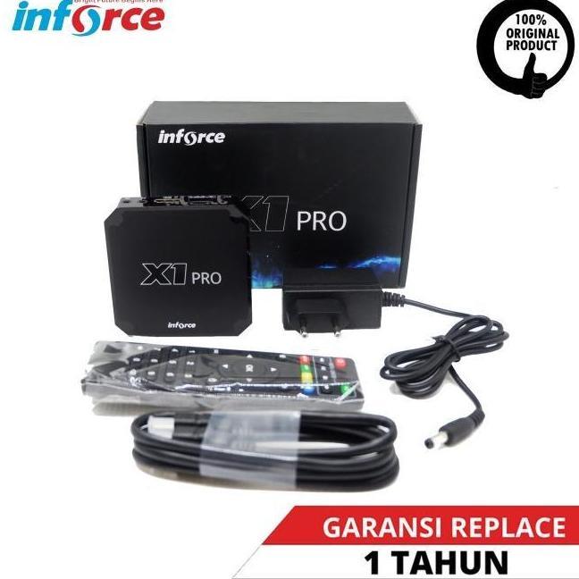 BEBAS ONGKIR - INFORCE SMART TV BOX ANDROID X1 PRO 4K 2G + 16GB, TV BOX ANDROID X1