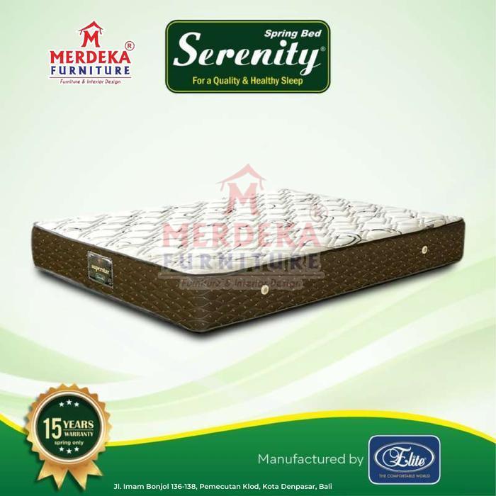 Kasur-Spring Bed 160x200-Free Bantal-Serenity Superstar