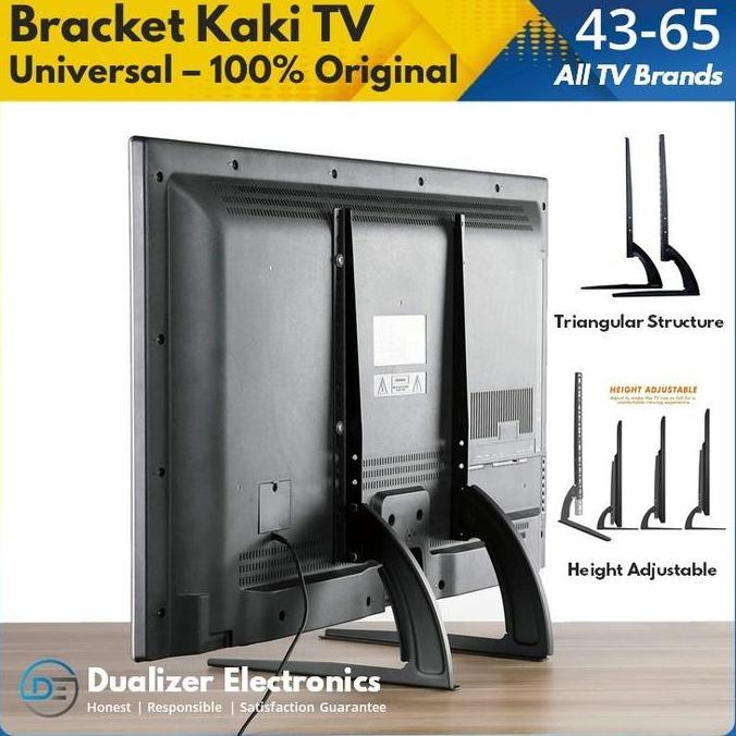 CUCI GUDANG - Stand Kaki TV 65 55 50 43 32 28 24 22 Inch Bracket/Braket Standing TV