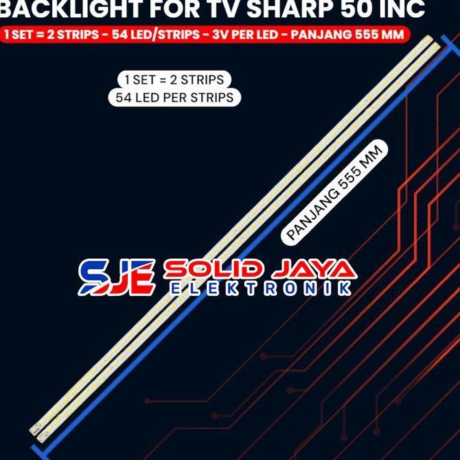 SPESIAL HARI INI - BACKLIGHT TV SHARP 50 INCH LC-50LE440M LC50LE440M 50LE440M 50LE440 BL LED 50LE CP
