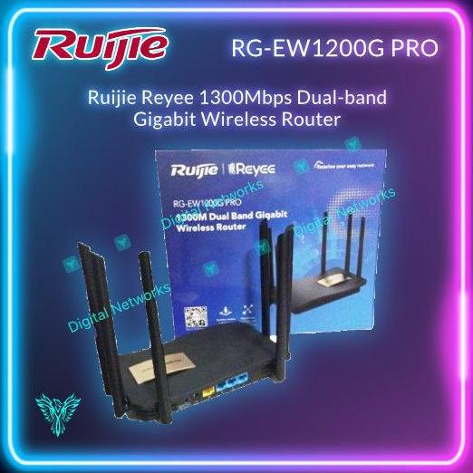 TERLARIS - EW1200G PRO Ruijie EW1200G PRO 1300M Dualband Gigabit Router Ruijie Reyee EW1200G Pro