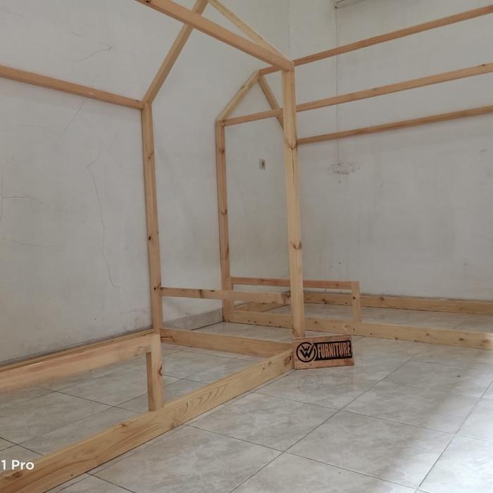 dipan anak kayu jati belanda tanpa alas 100x200x200