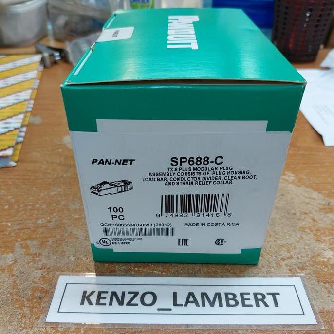 rj konector 45 cat 6 panduit / SP688-C / panduit