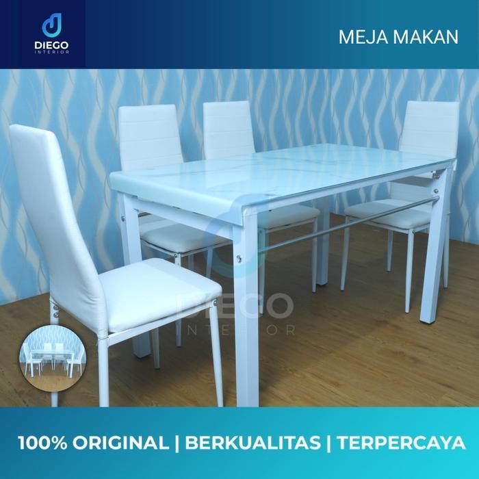 Meja Makan Kaca Meja Makan Minimalis