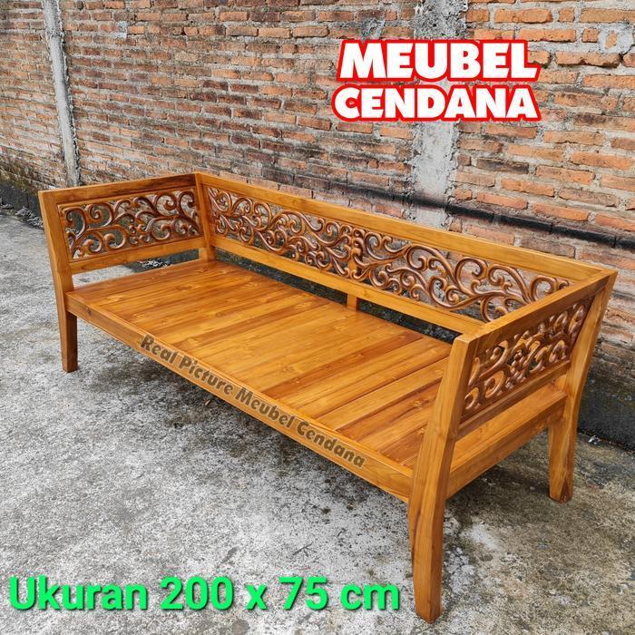 bale bale ukir kayu jati / kursi santai jati / bale bale kursi jati