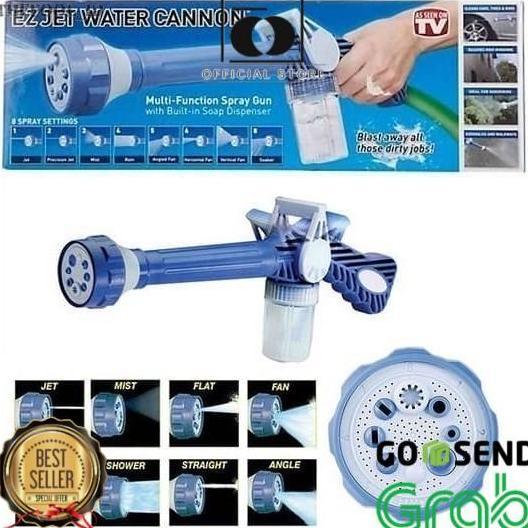 HOUTMANS EZ JET WATER CANON CANNON 8 IN 1 TURBO WATER SPRAY GUN ORIGINAL