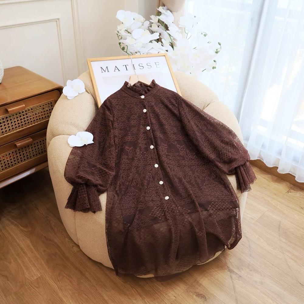 TERLARIS Tsabina Tunik Brukat Kondangan Pesta Baju Wanita Kekinian- NEW SERIES MAHOGANY