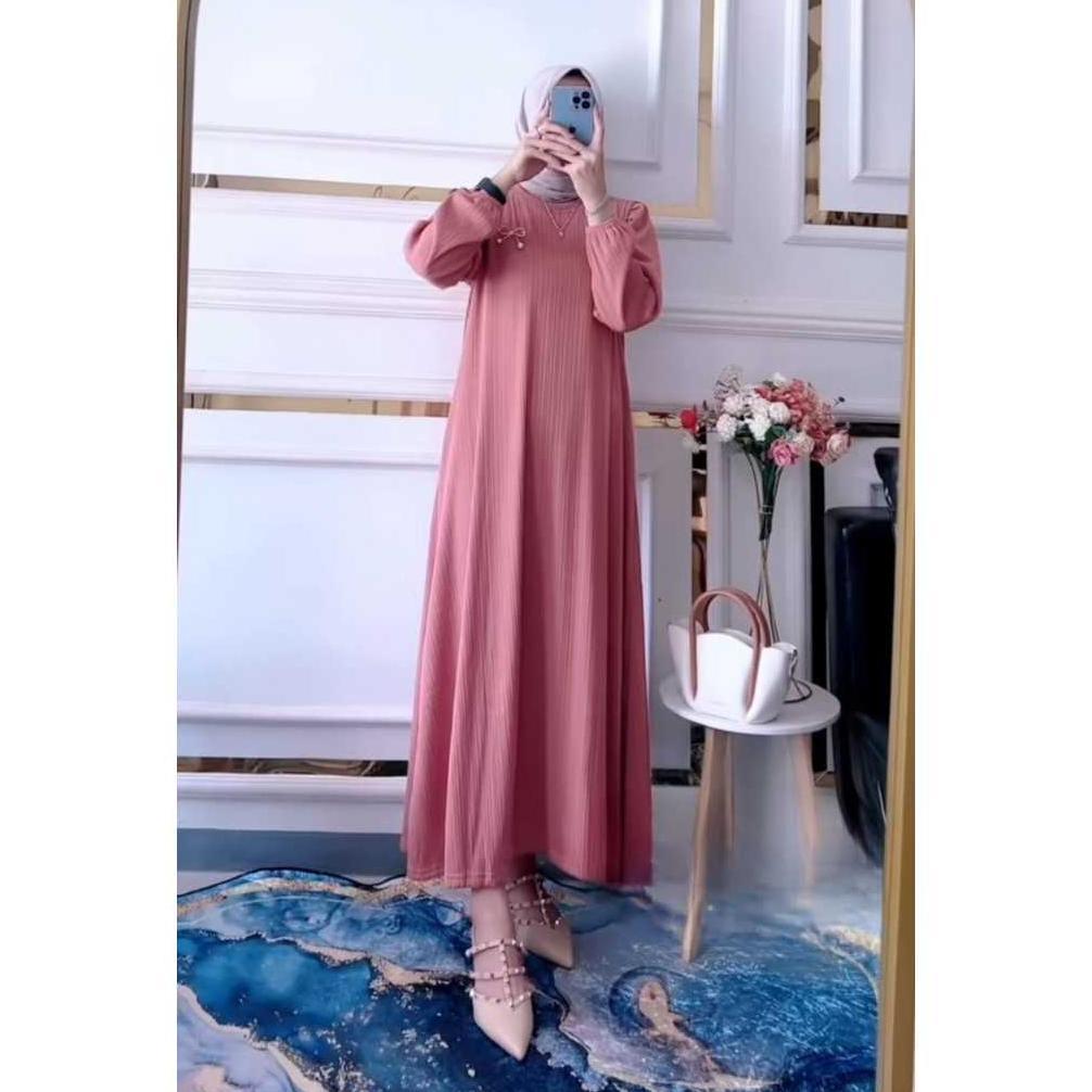 BRAND NEW GAMIS SORAYA | GAMIS REMPEL TANGAN | GAMIS KNIT CONDRU | GAMIS KNIT PREMIUM JUMBO