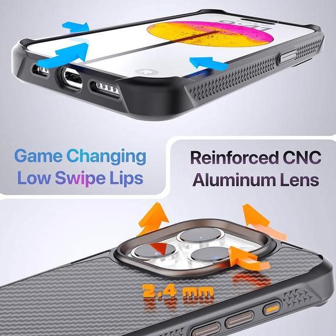 PHONE REBEL GEN5 Rebel Black Case for iPhone 15 ProMax