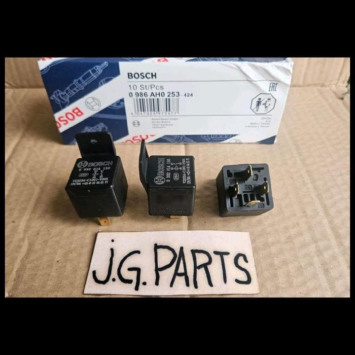 DISKON RELLAY LAMPU 12V K4 / 12 VOLT KAKI 4 BOSCH RELAY LAMPU MOBIL TRUK 