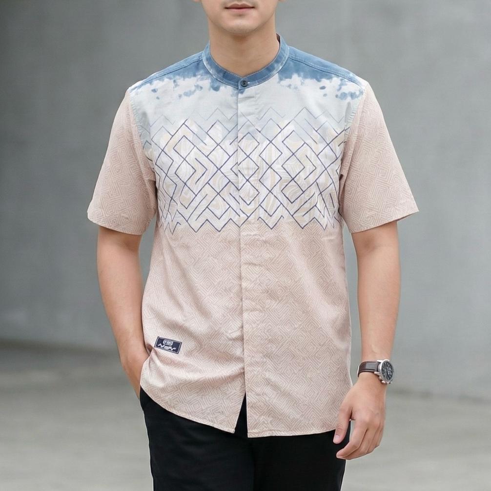 HOT DEALS Kemko N54 Kemeja Koko Katun Jumbo Lengan Pendek