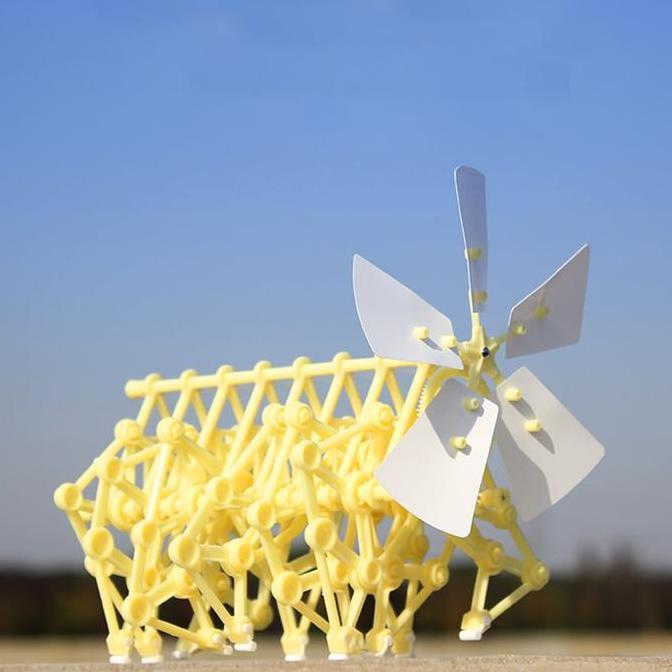 WESELTON Robot Binatang Bionik Bertenaga Angin / Mainan Anak Edukasi Diy / Mainan Perakitan DIY