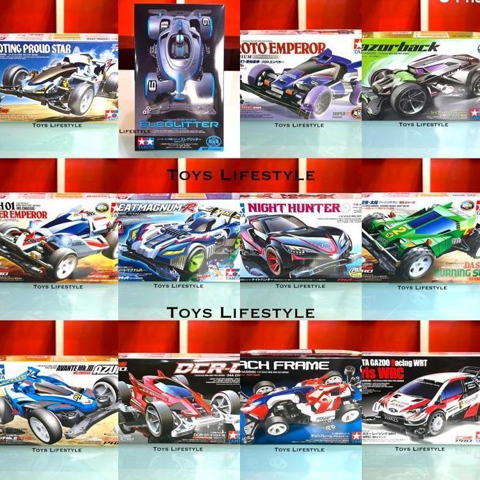 Mainan Rakit Mobil Tamiya Mini 4Wd (Ori)