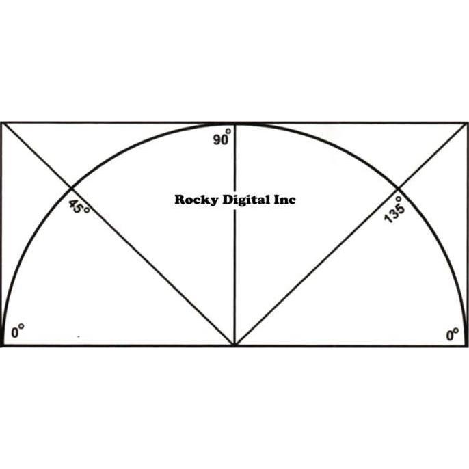 Alat Ukur Derajat Po - Polarizer Film Angle Testing - rare item