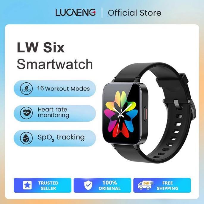 LUONENG LW Six Smartwatch 5ATM Waterproof Heart Rate Monitoring 15Days