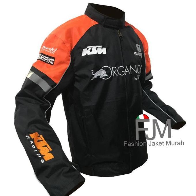 TERLARIS - Jaket Motor Riding KTM Redbull Parasut Orange