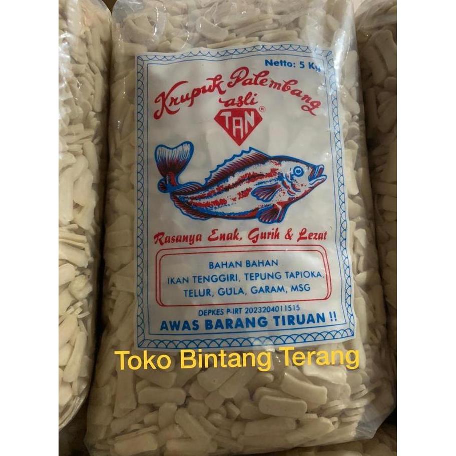 Kerupuk Krupuk Palembang Asli TAN Ikan Tenggiri Kecil 1 BAL/BALL 5 kg