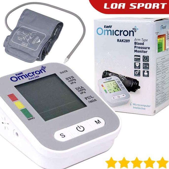 Alat Tensi Darah Digital Bersuara Bisa Baterai dan Charger USB