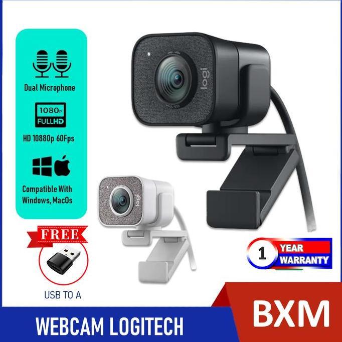 BEBAS ONGKIR - Logitech StreamCam Stream Cam Full HD USB-C Webcam Logitech Original