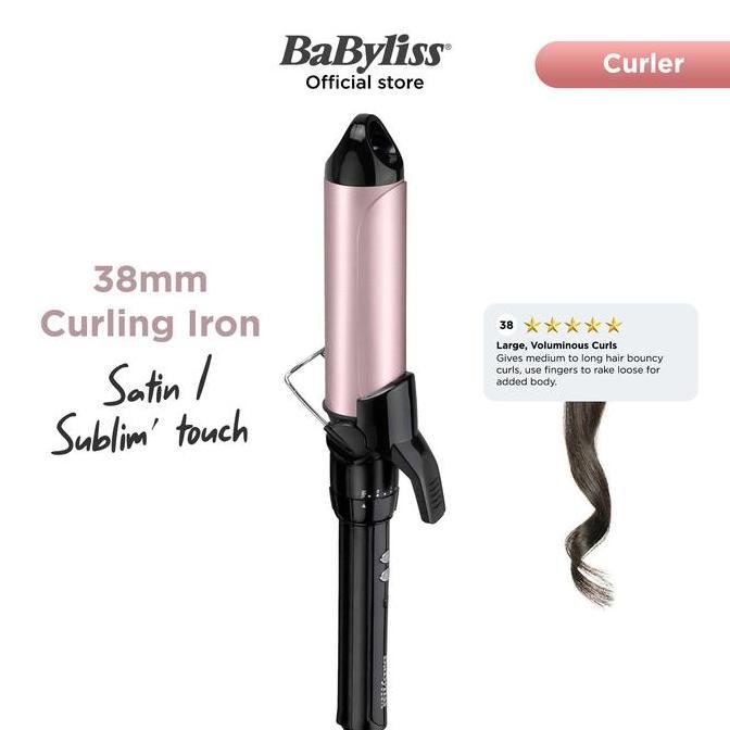Babyliss Paris Satin/Sublim Touch Curling Iron C338E | Catok Pengeriting Rambut Curly