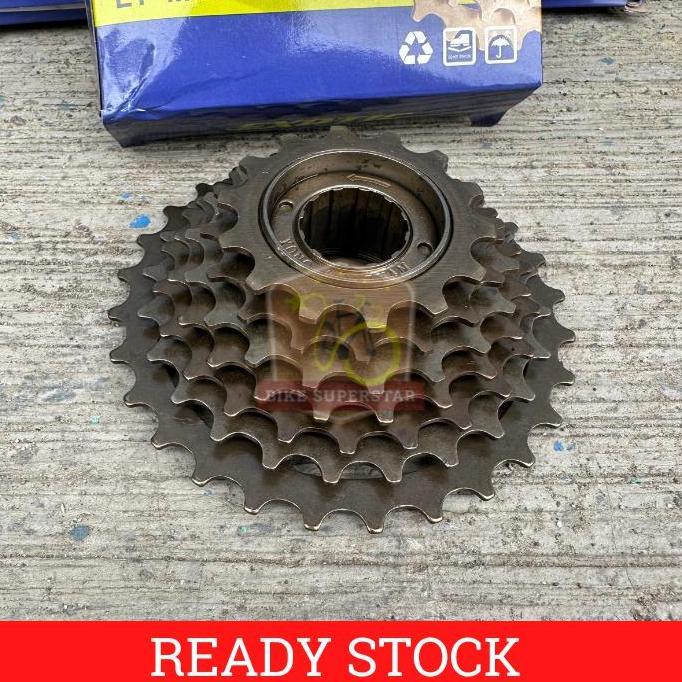 Promo Freewheel Gear Gir Susun Belakang Sepeda 7 Speed Drat Ulir Exoticc Mtb Federal Lipat Balap Cod