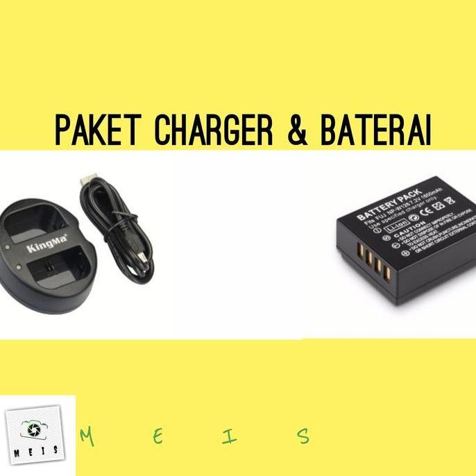 TERMURAH - Paket Kingma Baterai & Charger Fujifilm XS10 casan batre battery