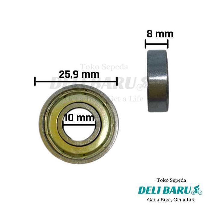 Promo Bearing Roda Belakang Sepeda 6000 Zz 6000Zz Cod