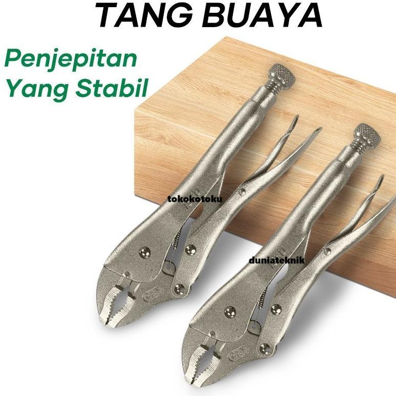 Ready Tang Buaya 10Inch / Tang Jepit Buaya 10 Inch Locking Plier
