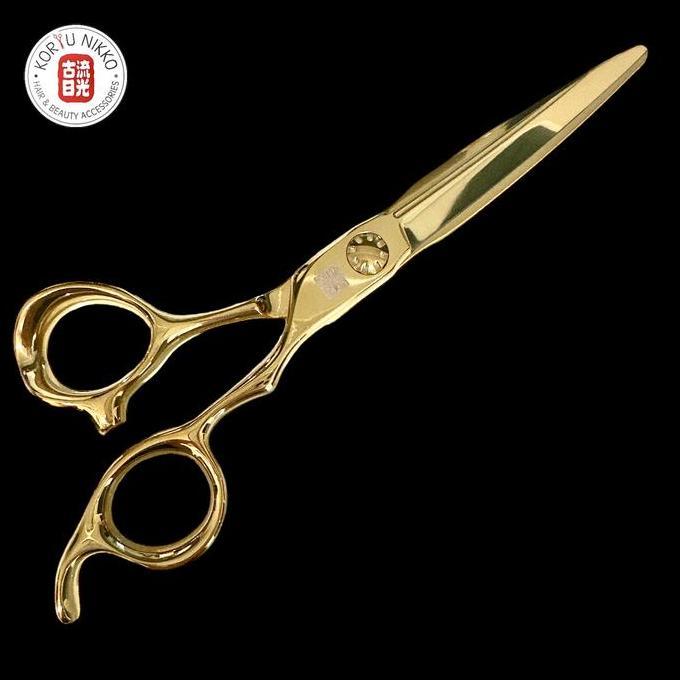 PROMO Gunting potong rambut GOLD KR 21 Japan steel VG 10