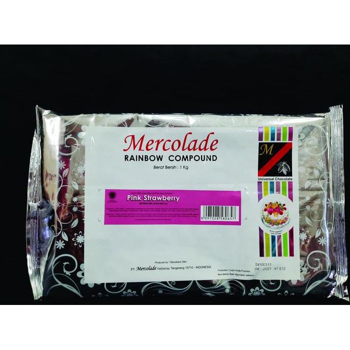 Mercolade Pink Strawberry 1Kg / Coklat Batang