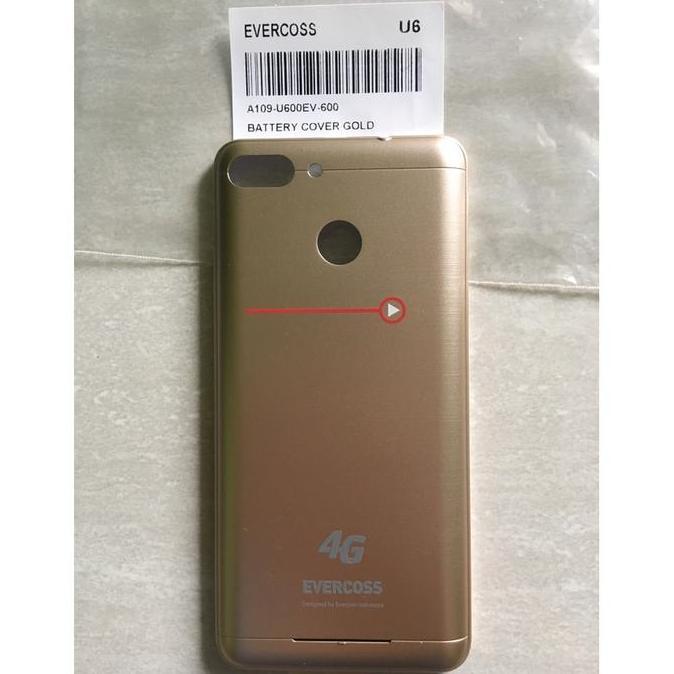Tutup baterai casing belakang backdoor evercoss U6 Xtream 1 Plus ori