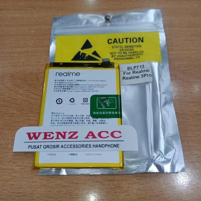 TERLARIS - Baterai Batre Battery Realme 3 Pro BLP 713 BLP713 BLP-713 Original