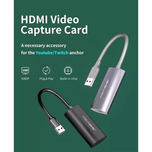 Acasis video capture card 60fps 1080p-acasis hd31