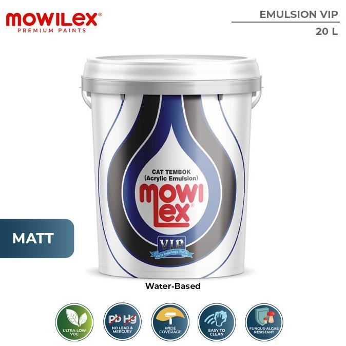 Mowilex Emulsion Vip Cat Tembok 20 L Terbaru 