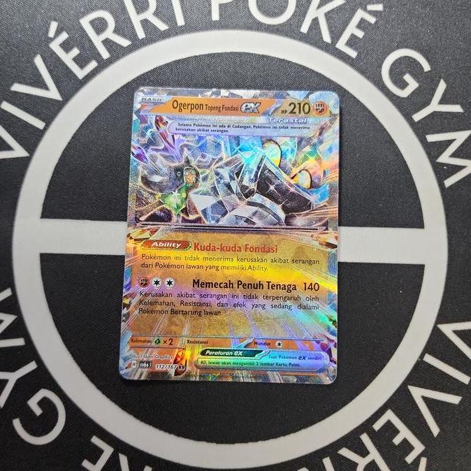 Ogerpon Topeng Fondasi EX Kartu Pokemon TCG Indonesia