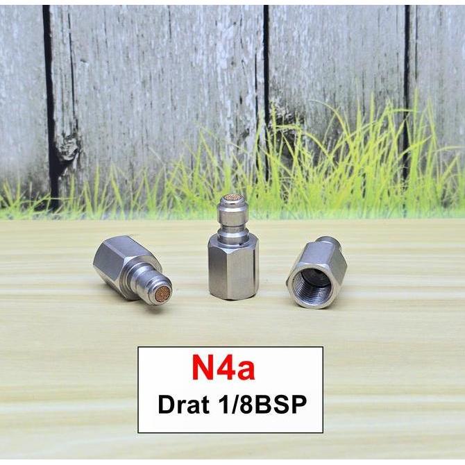 Waterwagen- Adaptor Adapter Quick Fill / Quickfill Hw100 Fx Bsa Evanix Daystate Dll Drat 1/8Bsp 1/8 