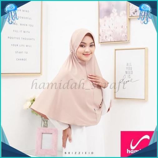 Bergo Hamidah Serut Xl Jersey Super Original
