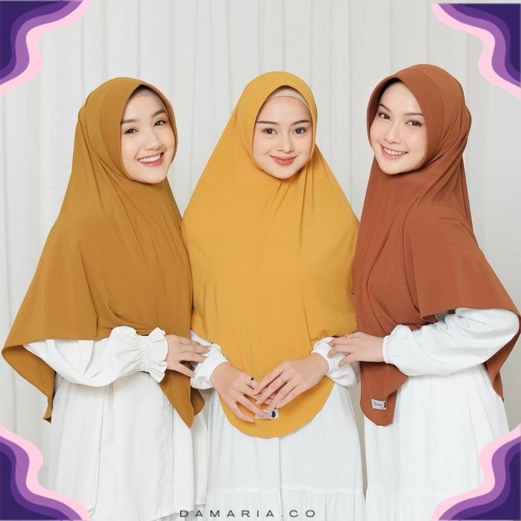 Dhinda Hijab - Daily Hijab Pet Instan Jersey Ity Size Xl