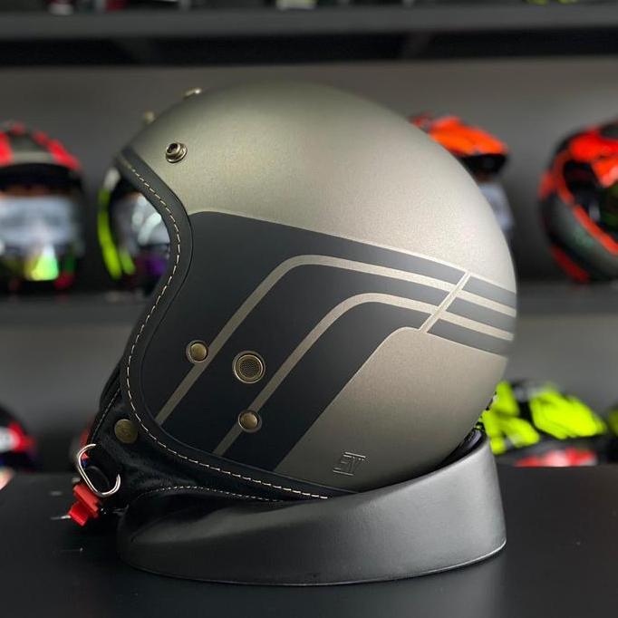 BEBAS ONGKIR - NJS NR-80 Heritage Helm Half Face