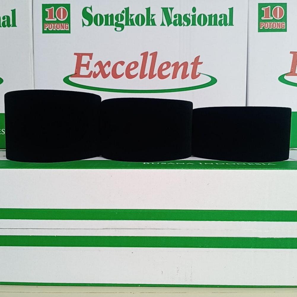 TERBARU Peci Polos Hitam AC Tinggi 20 cm 15cm 13 cm 12 cm 11 cm Peci Hitam Peci Nasional Peci Tinggi