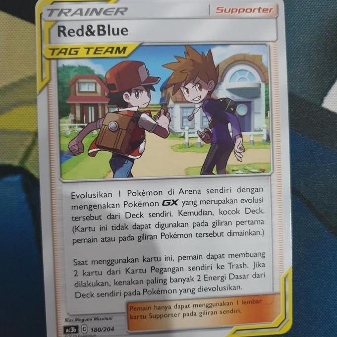 Red & Blue - pokemon tcg indonesia