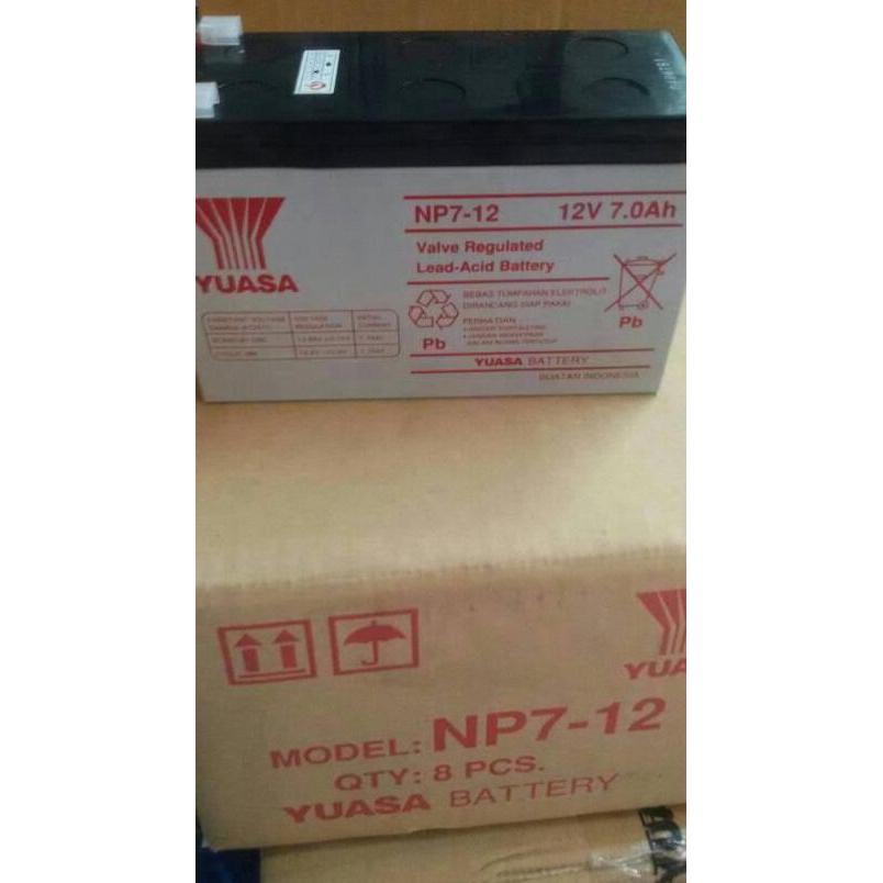 Yuasa 12V 7Ah Aki Ups Termurah