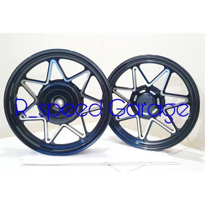 VELG DAYTONA SEVEN STAR WHEEL 1.85 2.15 RING 14 GENIO BEAT DELUXE STREET SCOOPY PRESTIGE R12 R14 110
