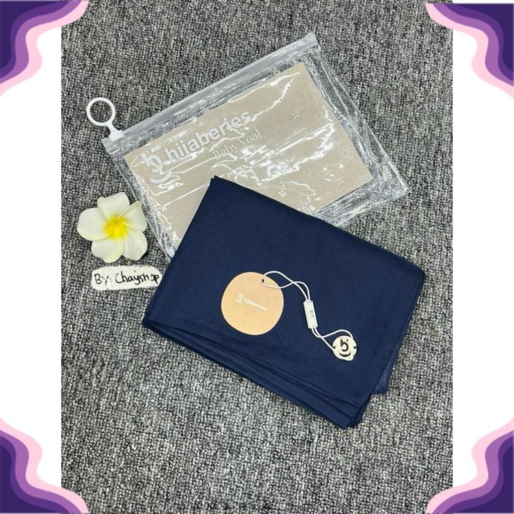 Hijab Baby Voal Paris Legend Premium Napocut Hijabers + Pouch | Paris Chayshop