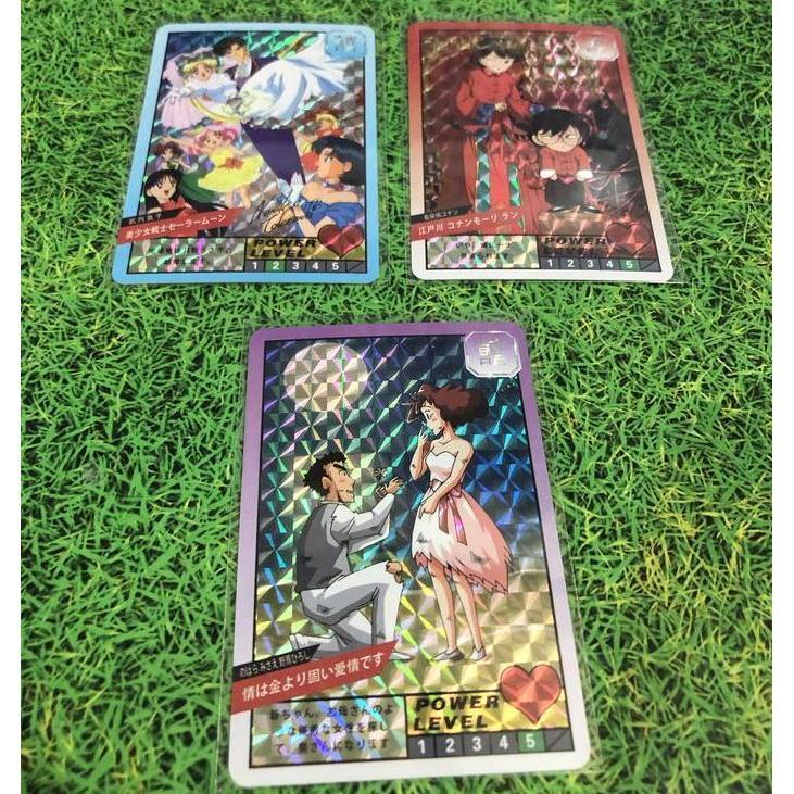 kartu fan card wedding sailor moon sinchan conan