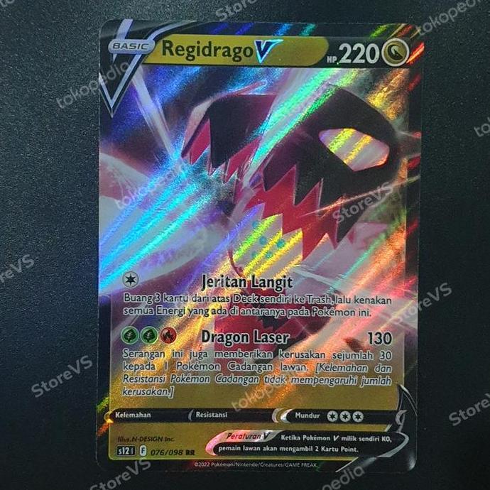 Regidrago V RR S12 - Pokemon TCG Indonesia