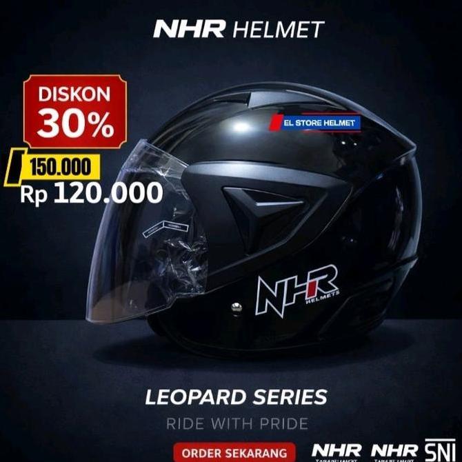 TERBARU - NHR Helm Leopard Series Diskon 30% Harga Rp 120.000 Helm NHR SNI Ride with Pride