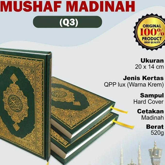 Mushaf Madinah Asli Cetakan Madinah Q3